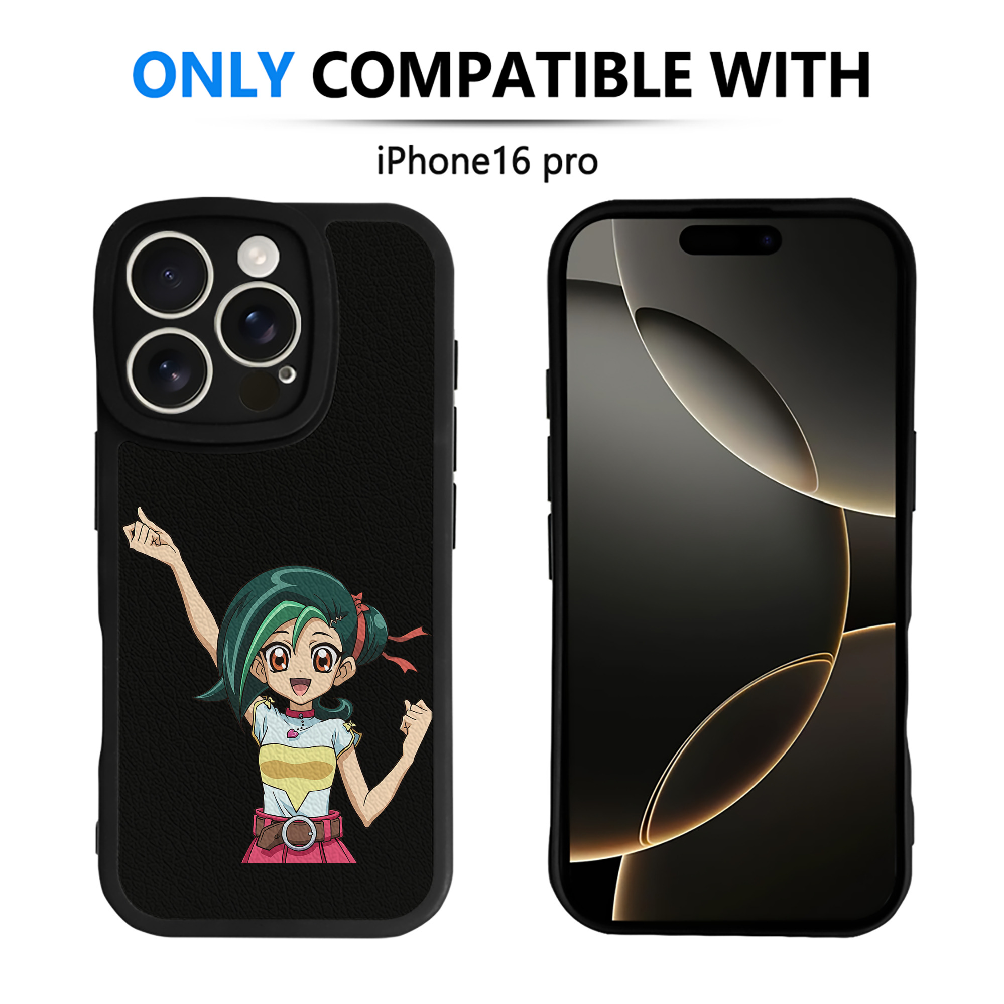 （画像用） 遊☆戯☆王 Yu-Gi-Oh! 【iPhone 16シリーズ対応】シリコンスマホケース（レザー調） 材質：シリコン
